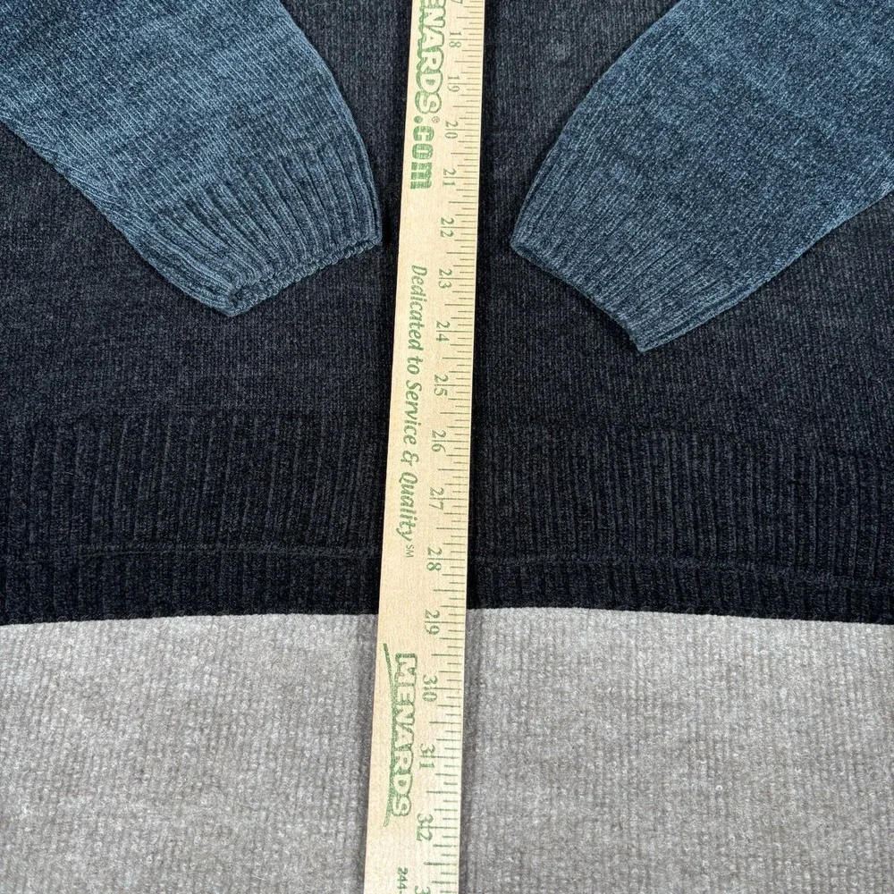 Vintage Dockers Sweater Mens L Blue Black Argyle Diamond Pattern Rayon‎ Wool 90s
